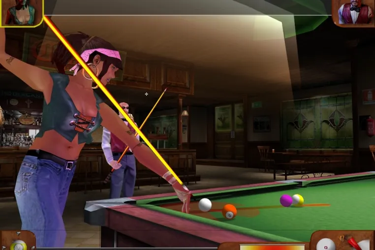 Bild: Halycon Media spielt Billard mit dem vierfachen Weltmeister Gustavo Zito
