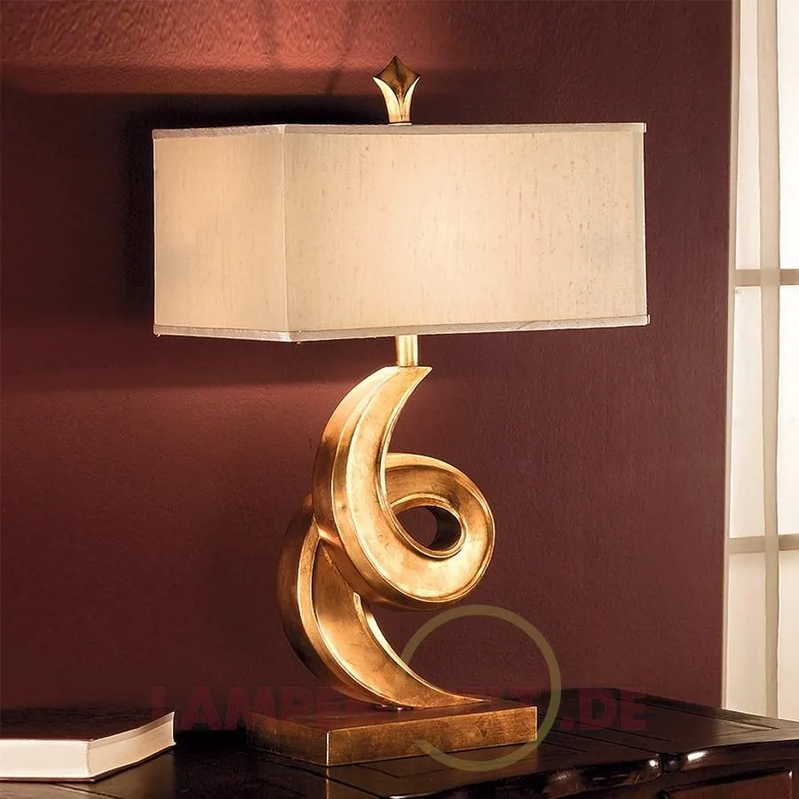 Unendliches Form- und Farbspiel der Textil-Tischleuchten