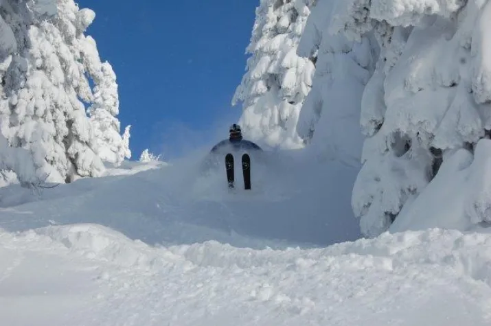Bild: Tour de Peter durch den Schnee