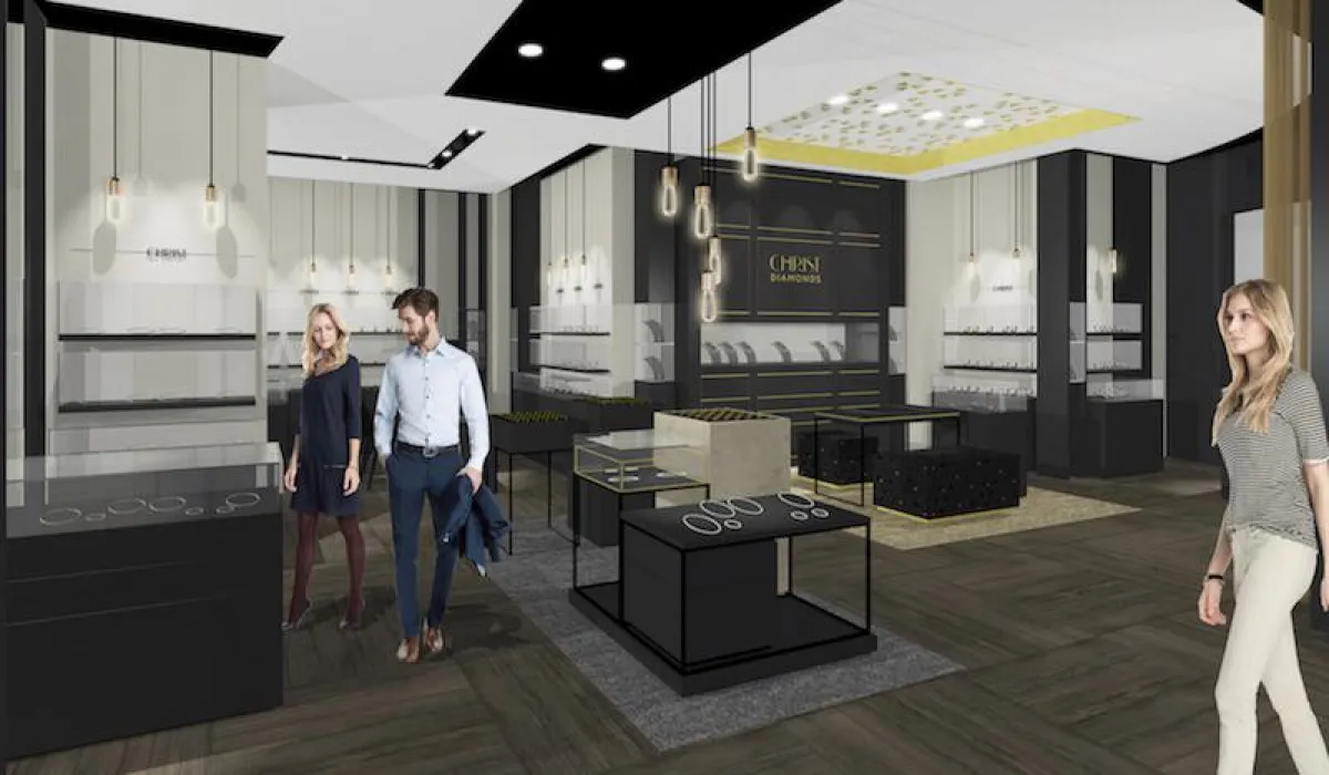 CHRIST Store-Konzept (Beispiel-Rendering Innenansicht)