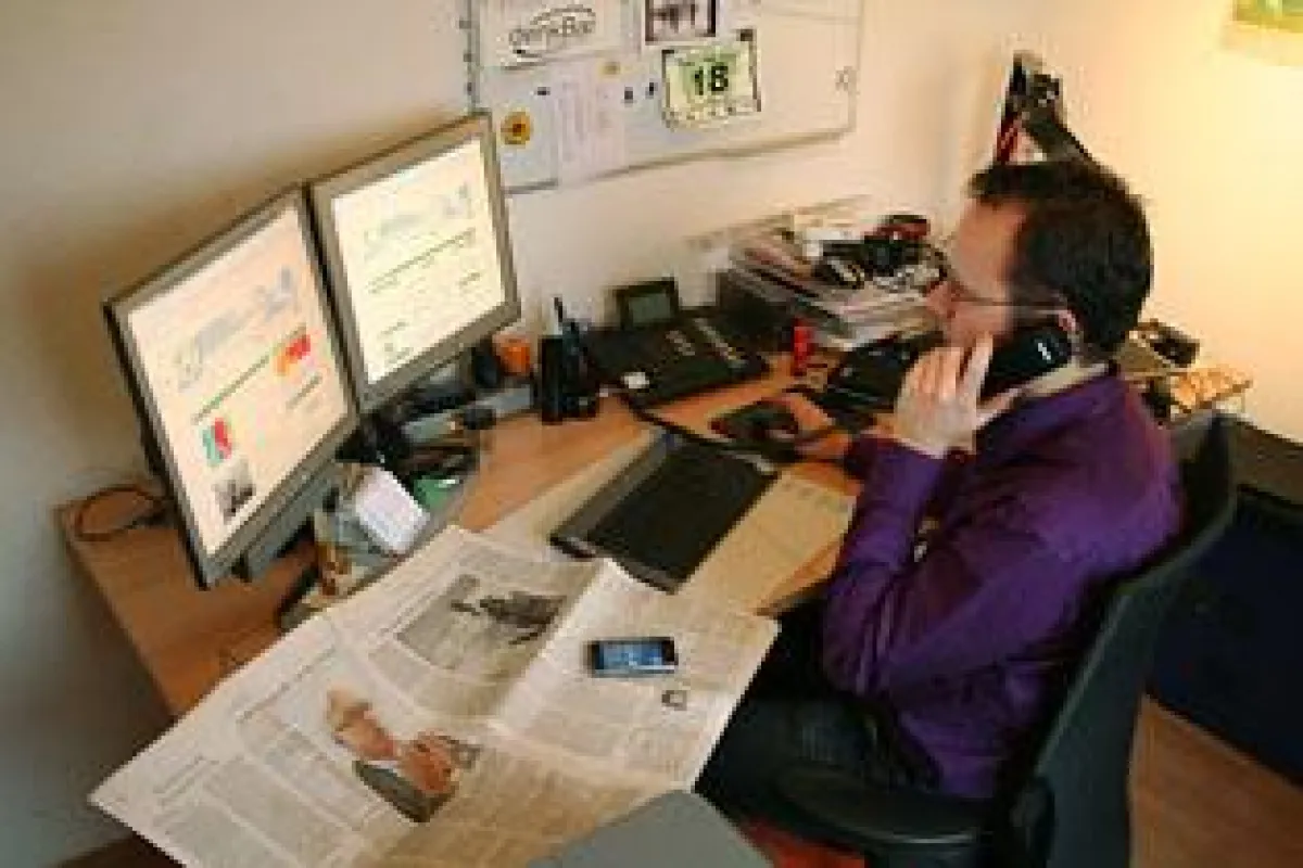 Gebündelte Infos im Newsroom (Holger Post)