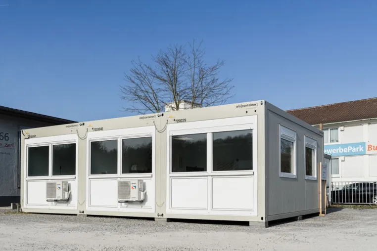 Bild: ELA Container unterstützt Schreinerei mit Interimsräumen nach Großbrand