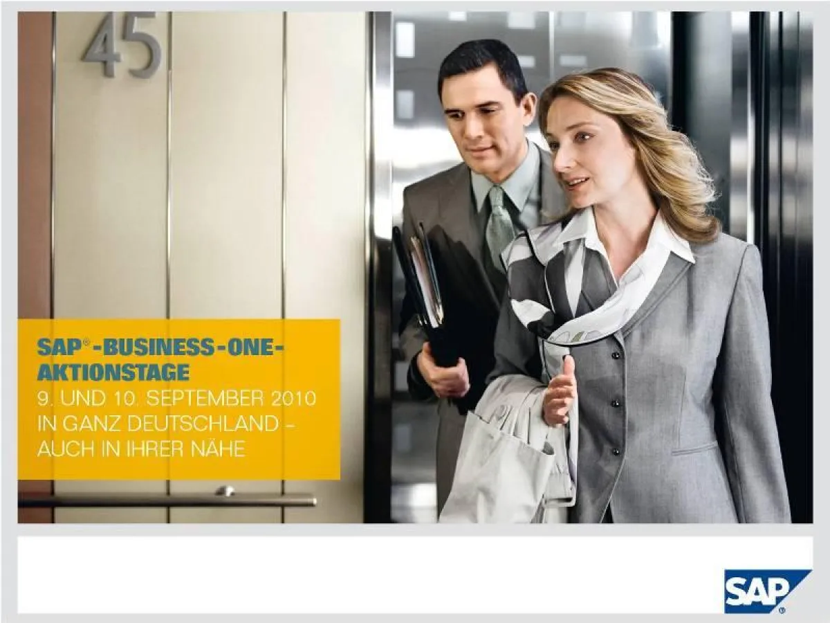 SAP Business One Aktionstage