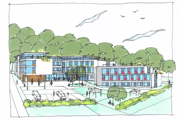 In Salzgitter-Lichtenberg soll ein Neubau für die stationäre Pflege entstehen Bild: In Salzgitter-Lichtenberg soll ein Neubau für die stationäre Pflege entstehen