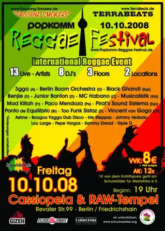 Bild: Popkomm Reggae Festival 2008