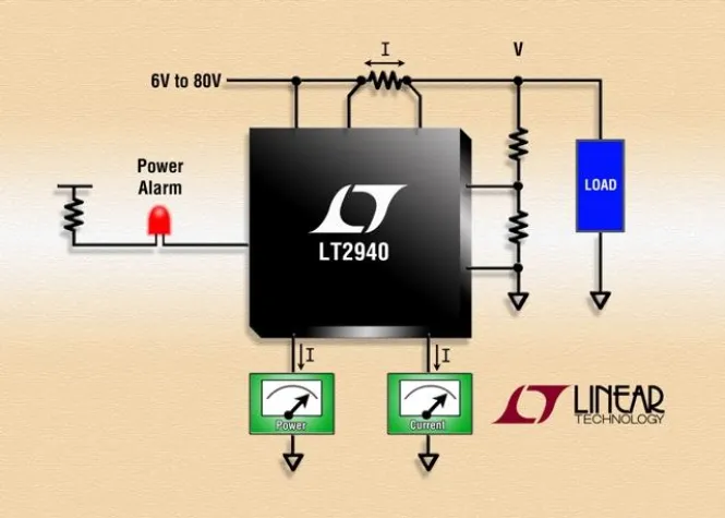 Bild: Linear Technology: Leistungs- und Strommonitor ermöglicht hochgenaue Leistungsmessungen