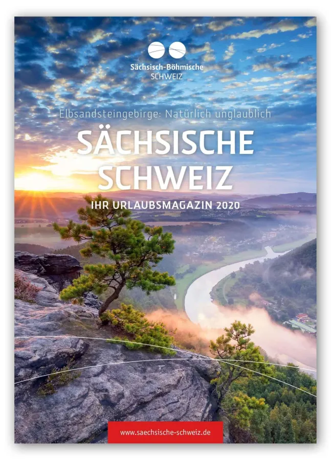 Titelbild „Sächsische Schweiz – Ihr Urlaubsmagazin“
