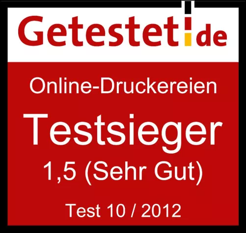Bild: Saxoprint ist Testsieger und erhält Note 1,5