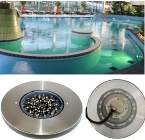 Bild: LED-Beleuchtungsanlagen für öffentliche Schwimmbäder, Parkplätze, Hallen, Büro- und Technik-Räume