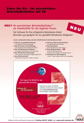 Bild: CD-Rom BetriebsRatGeber 2006 - Software für neu und wieder gewählte Betriebsräte
