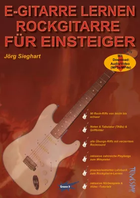 Bild: Rockgitarre für Einsteiger – das E-Gitarre-Lehrbuch mit MP3- und Video-Download