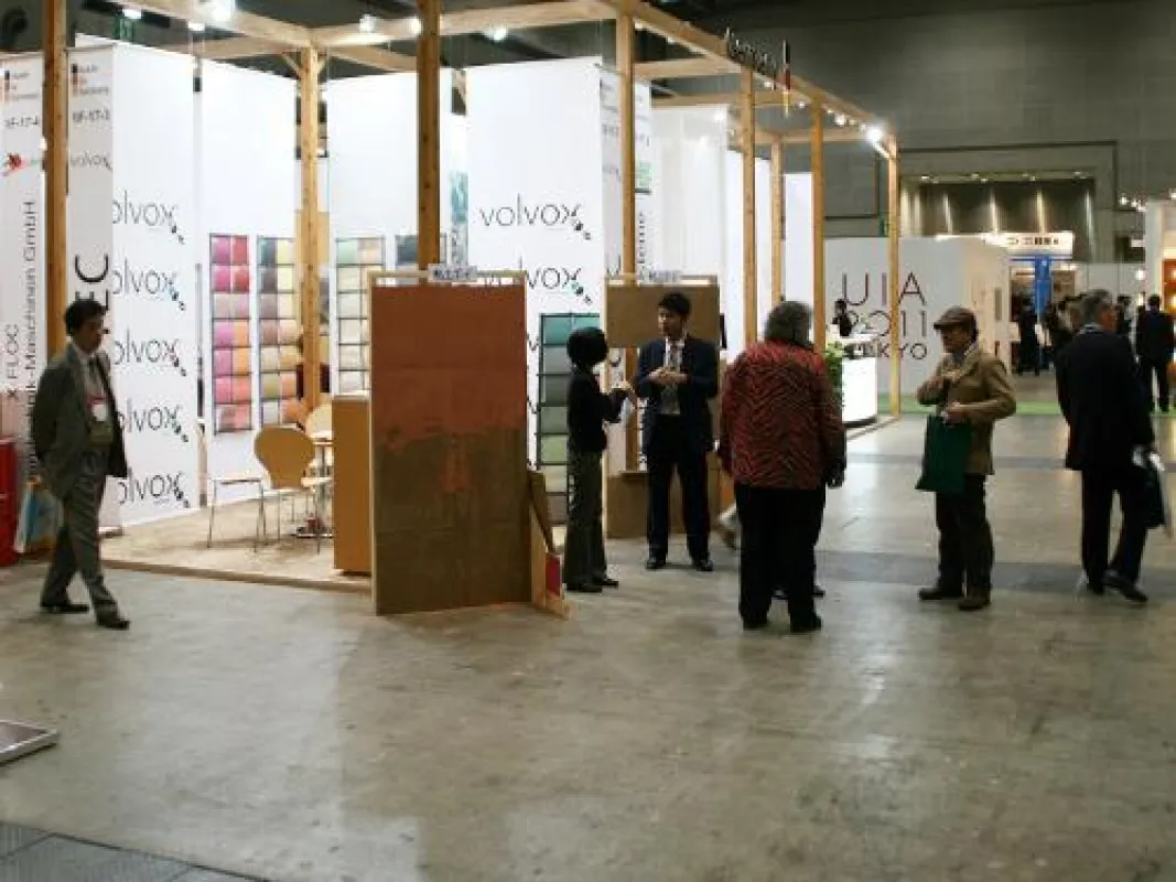 Volvox Lehmfarben auf der Home and Building Show in Japan