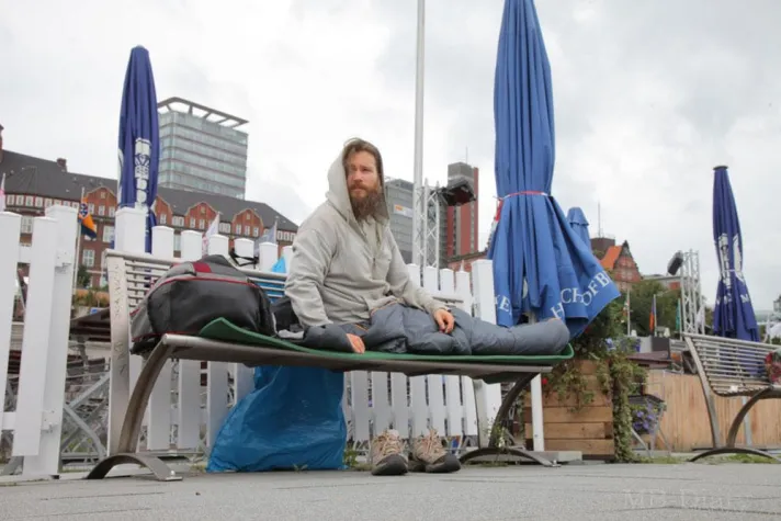 Obdachloser Max Bryan: «Heute vor einem Jahr» Bild: Obdachloser Max Bryan: «Heute vor einem Jahr»