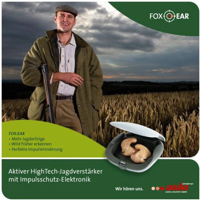 FOX:EAR - der aktive HighTech-Jagdverstärker