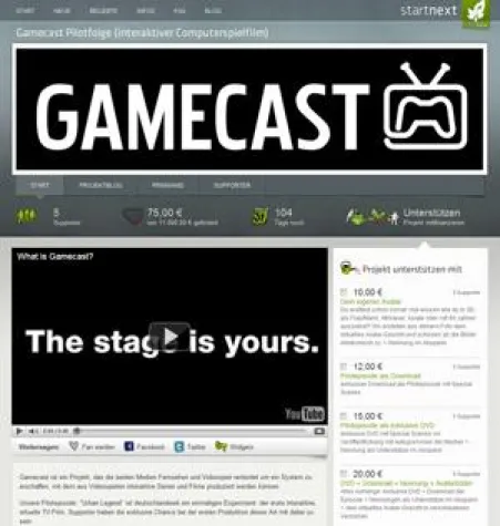 Bild: Gamecast startet erstes virtuelles, interaktives Filmprojekt in Europa