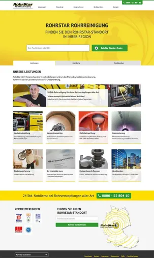 Webdesign: KSK MEDIA entwickelt neue Website für RohrStar Bild: Webdesign: KSK MEDIA entwickelt neue Website für RohrStar