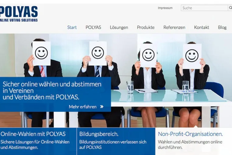 Bild: Neue Webseite für POLYAS