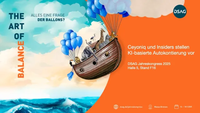 Bild: Ceyoniq und Insiders stellen mit Autokontierung neues Level der KI-basierten Rechnungsverarbeitung vor