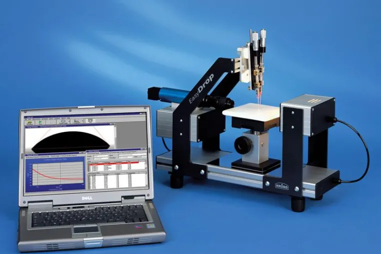 EasyDrop Contact Angle Measuring System - Two-fold simplicity Bild: EasyDrop Contact Angle Measuring System - Two-fold simplicity