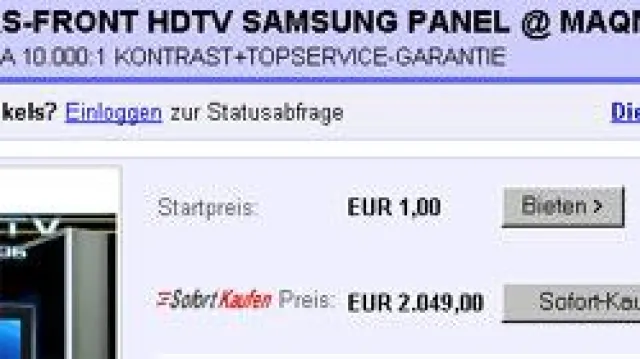 Erfolgsrezept trotz Mehrwertsteuererhöhung: Selectronica GmbH setzt weiterhin auf Angebote ab 1 EUR bei eBay Bild: Erfolgsrezept trotz Mehrwertsteuererhöhung: Selectronica GmbH setzt weiterhin auf Angebote ab 1 EUR bei eBay