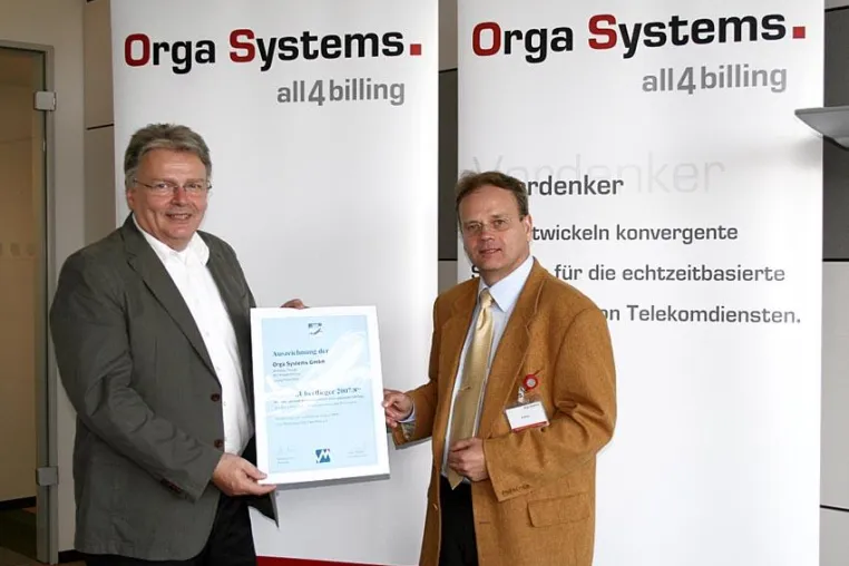 Bild: Orga Systems ist Überflieger 2007/2008