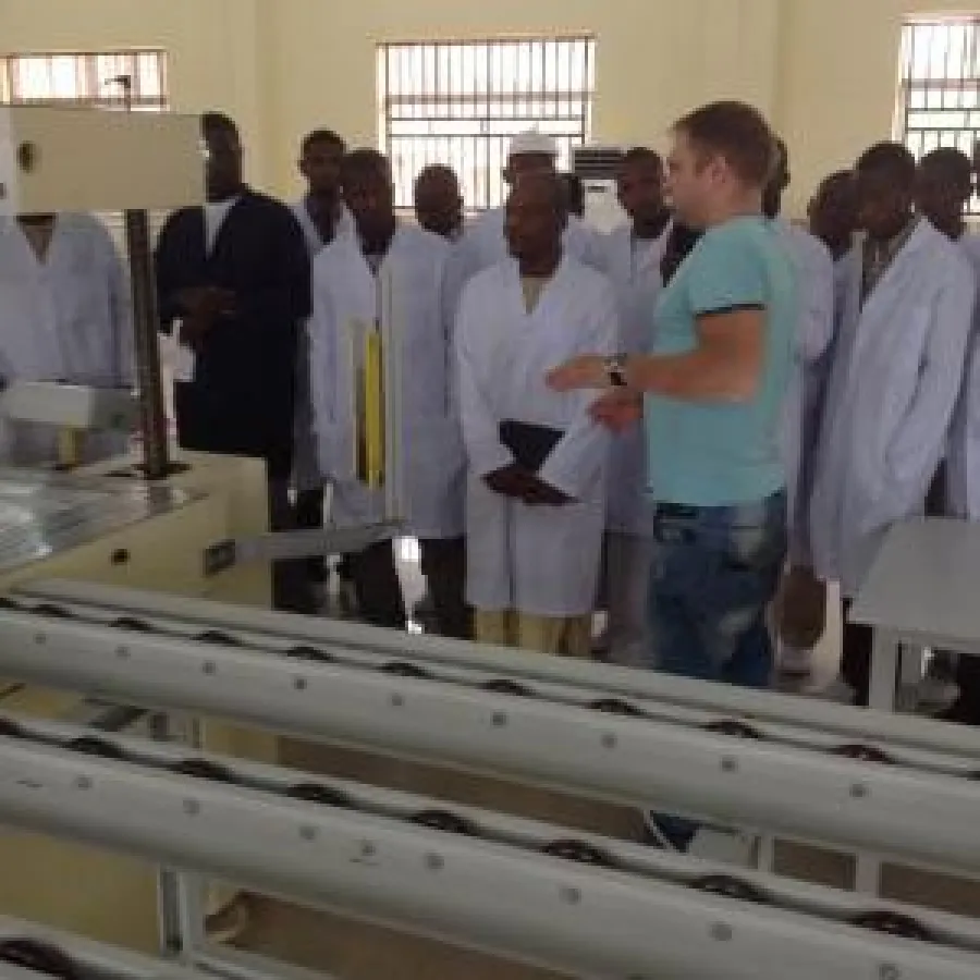 Schulung der Mitarbeiter in Nigeria