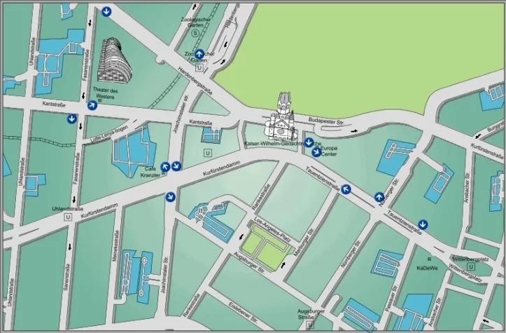 Bild: Interaktiver Lageplan für den Freizeitpark