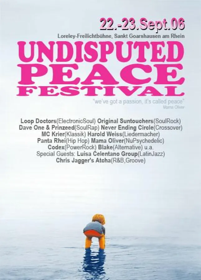 Undisputed Peace Festival Flyer