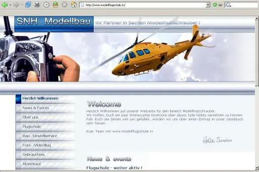 Bild: SNH Modellbau mit neuem Webauftritt