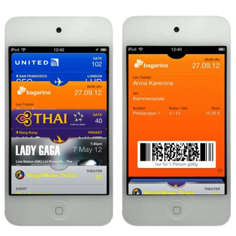 Schluss mit verlegten oder vergessenen Tickets! Ab Herbst im neuen Apple Passboo