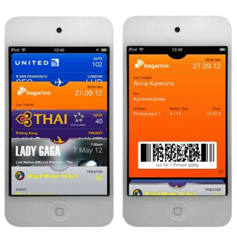 bagarino schon bereit für Apple Passbook Bild: bagarino schon bereit für Apple Passbook