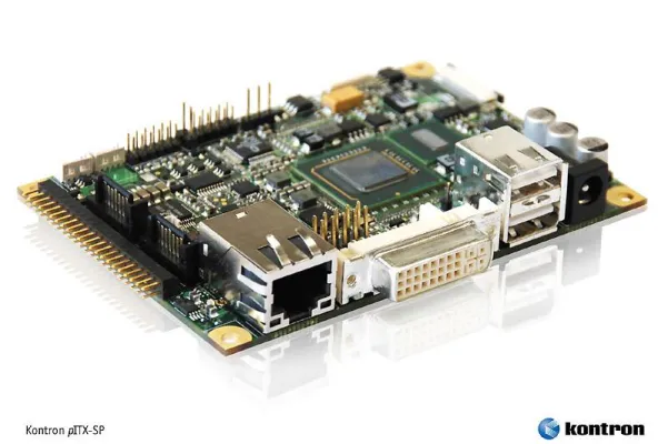 Bild: Kontron pITX-SP - Pico-ITX Embedded Single Board Computer mit Intel Atom Prozessor
