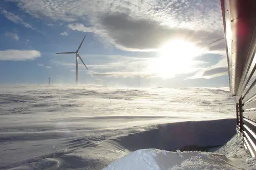 Bild: seebaWIND Service überwacht nördlichsten Windpark der Welt