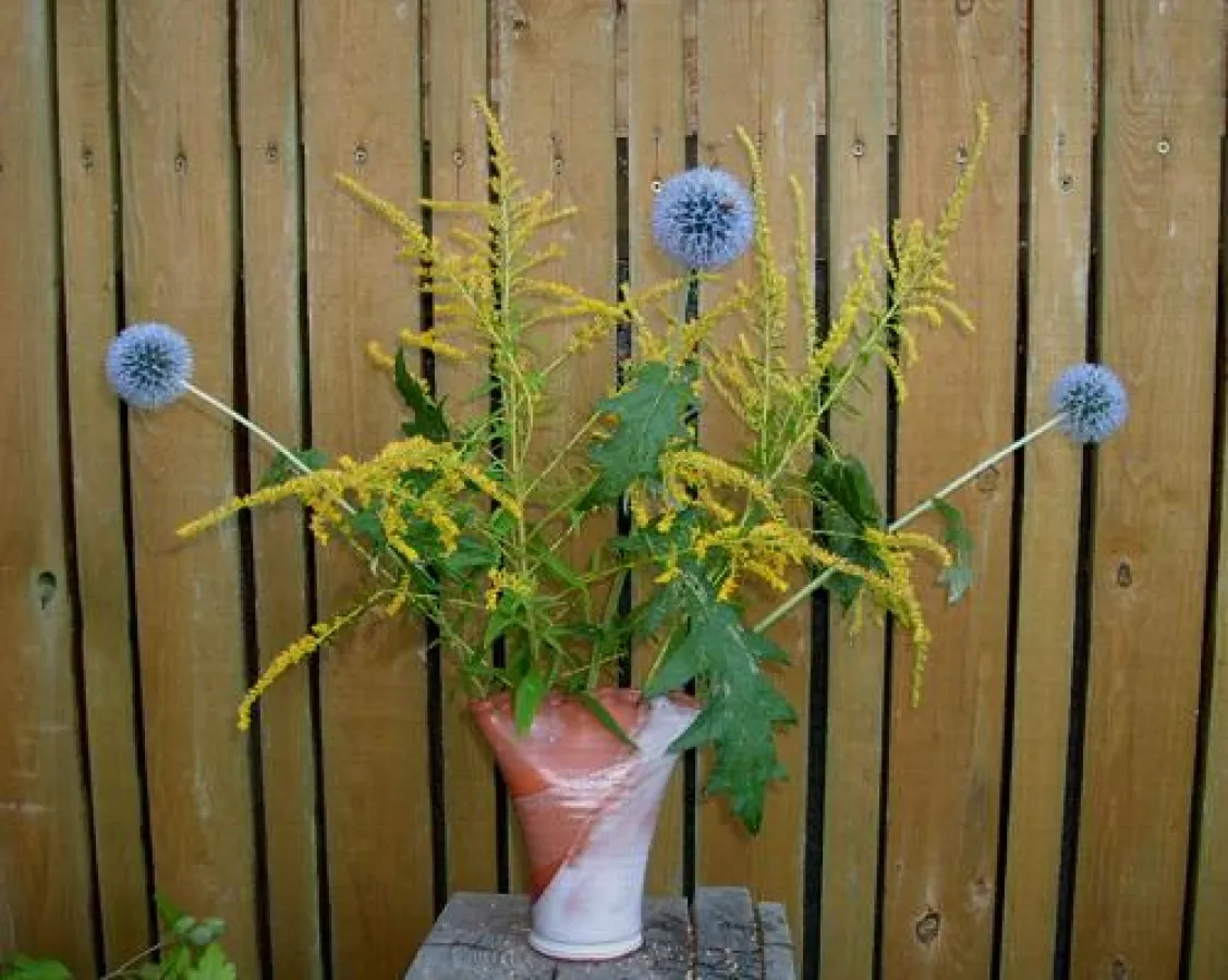 Blumenfächer - Fächervase - Vasenfächer