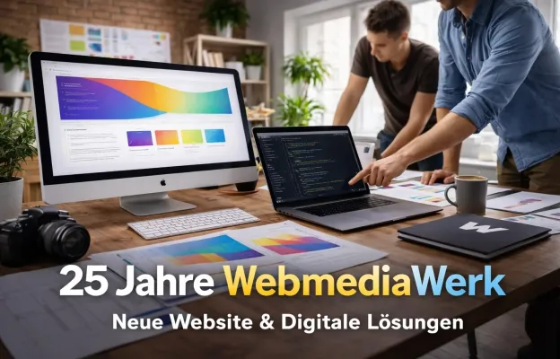 Bild: 25 Jahre WebmediaWerk: Agenturjubiläum steht für Erfahrung, Neuausrichtung und digitale Lösungen