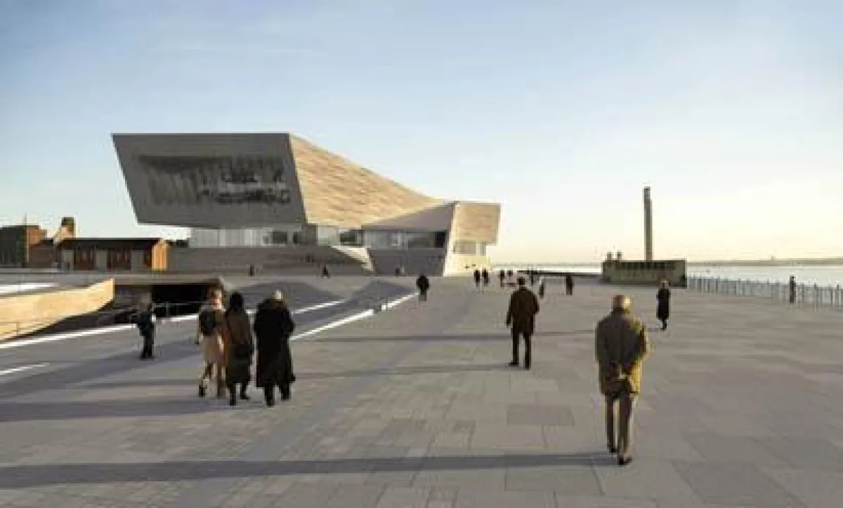 Entwurf für das Museum of Liverpool von 3XNielsen (Copyright: 3XN)