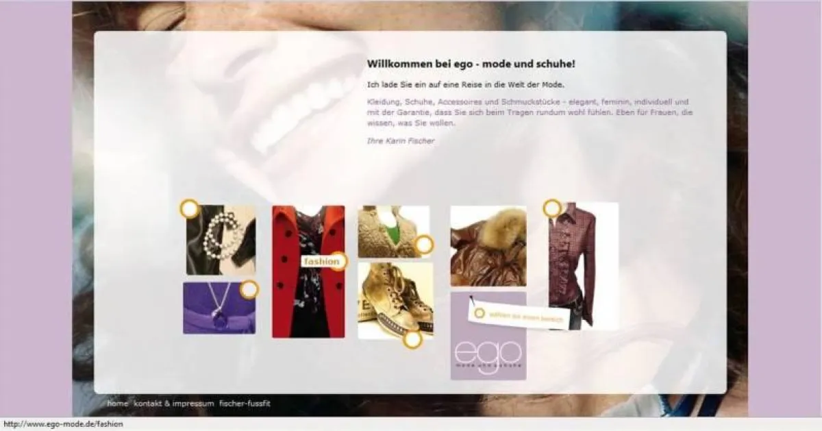 Die neue Website: www.ego-mode.de
