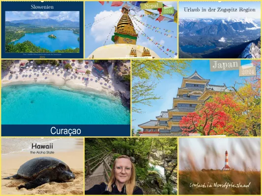 Bild: Reisekalender 2024 von Denise Graupner