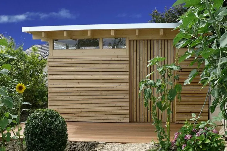 Bild: Design Gartenhäuser - der moderne Blickfang im Garten