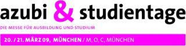 Bild: 10 Jahre azubi- & studientage München vom 20. - 21. März Über 100 Aussteller, 250 Berufe und 200 Studiengänge