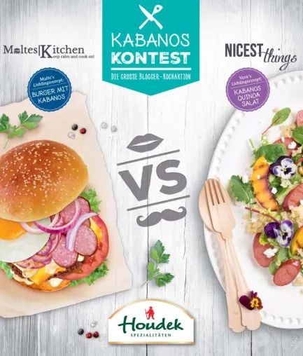 Große Blogger-Kochaktion! Houdek lädt zum "Kabanos Kontest“ Bild: Große Blogger-Kochaktion! Houdek lädt zum "Kabanos Kontest“