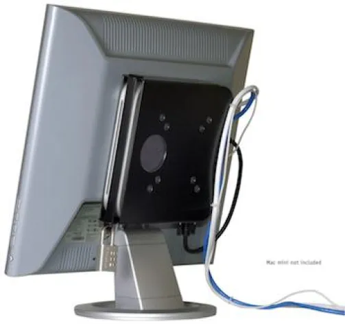 Bild: Ordnungshüter: Sonnet verstaut den Mac mini unsichtbar