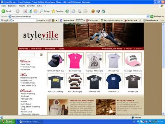 Bild: Streetwear Shop chrisandalex.de heisst jetzt styleville