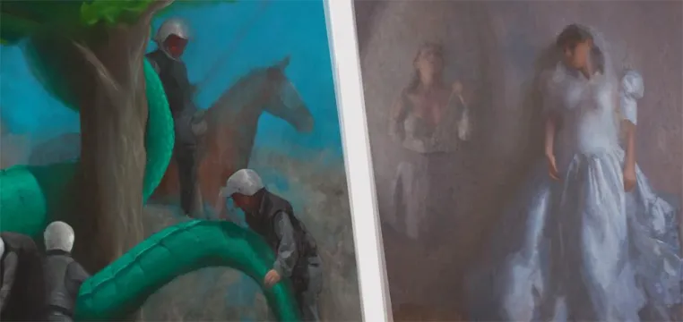 Bild: Doppelausstellung von Zohar Fraiman und Sahar Zukerman in Leipzig