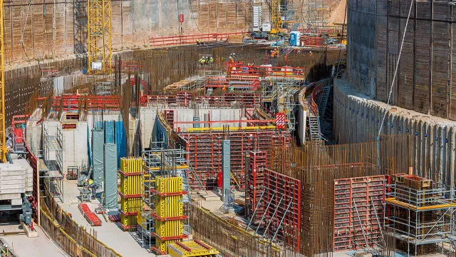 Bild: Komplexer Ringtunnel für High-Tech-Forschung