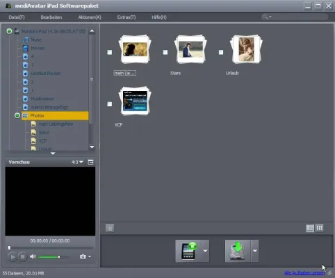 Bild: mediAvatar Software, innovative Ergänzungen zu iTunes um Fotoalben für iPad, iPod und iPhone zu verwalten