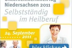 Selbstständig im Heilberuf - UnternehmerinnenTag Niedersachsen 2011 Bild: Selbstständig im Heilberuf - UnternehmerinnenTag Niedersachsen 2011