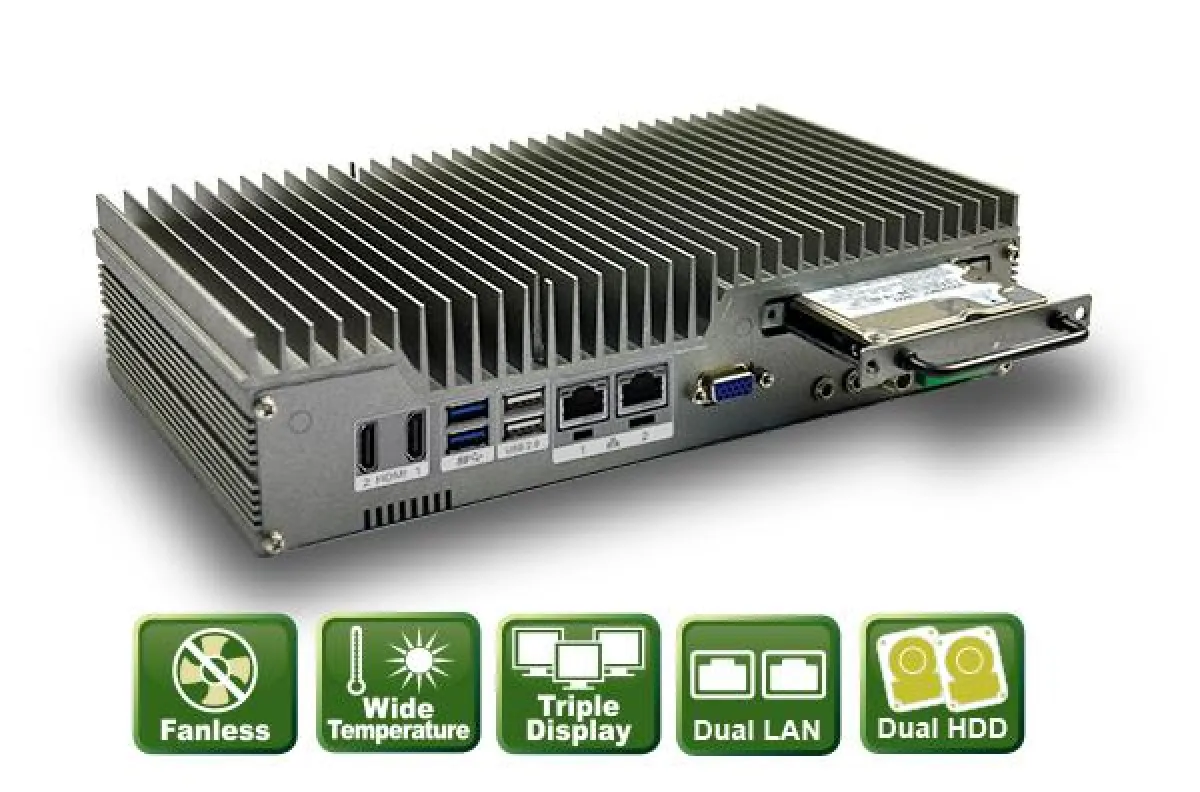 ECN-380-QM87 – Embedded System mit zwei 2.5“ SATA HDD/SSD Einbaurahmen