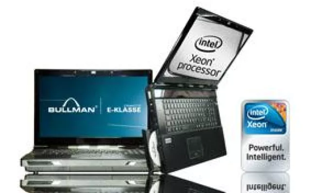 Bild: Mobile Bullman Notebook Workstation mit Intel XEON Power