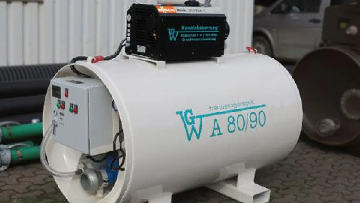 Grundwasserabsenkungsanlage GWA 80/90 mit einer frequenzgeregelten Mink MV 0080 C Klauen-Vakuumpumpe